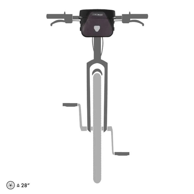 Ortlieb Ultimate Six Plus 6.5L Handlebar Bag in Granite Grey-4